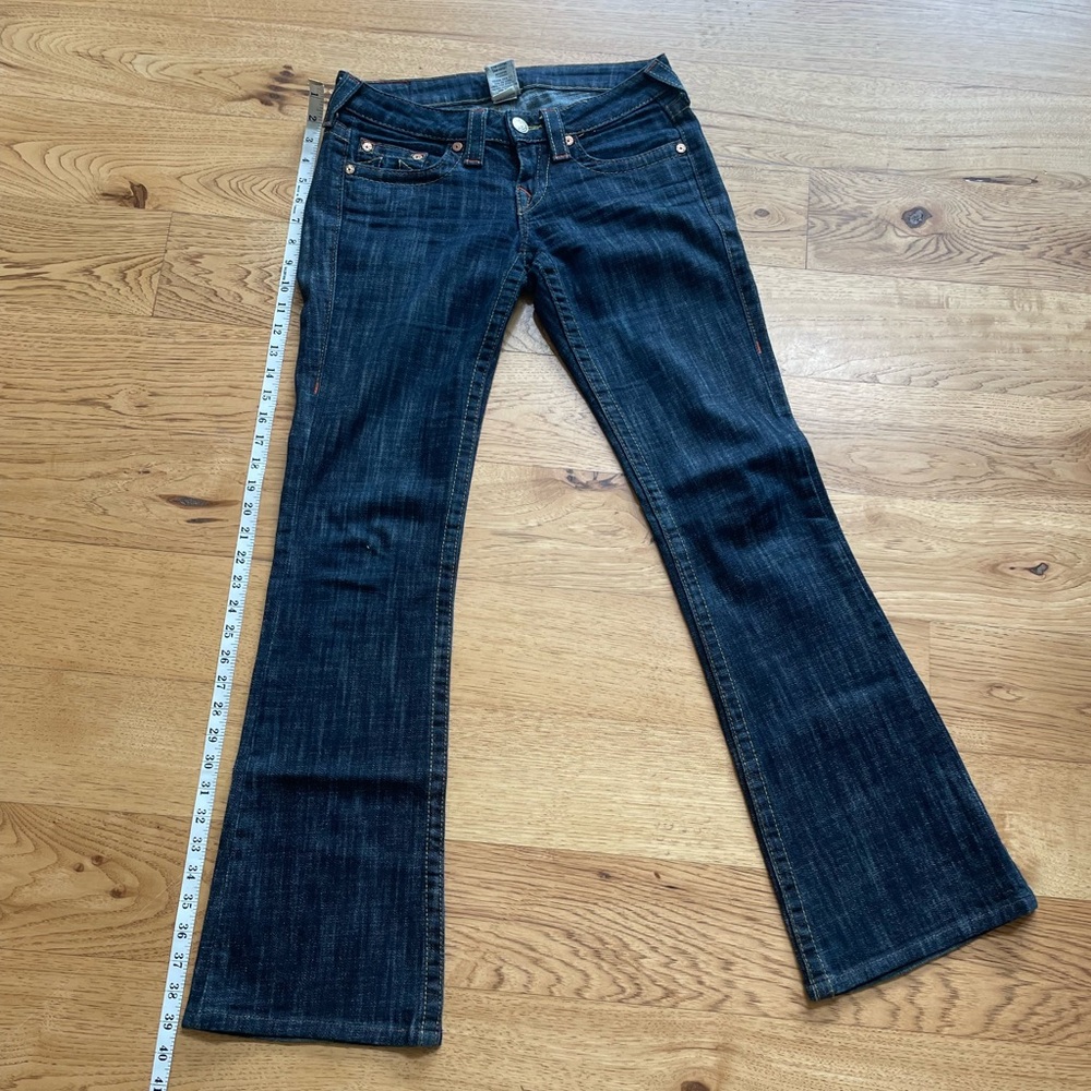True Religion dark blue jeans- size 26